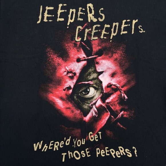 Jeepers Creepers Where You Get Those Peppers Horror Movie T-shirt Size Medium - Picture 2 of 4